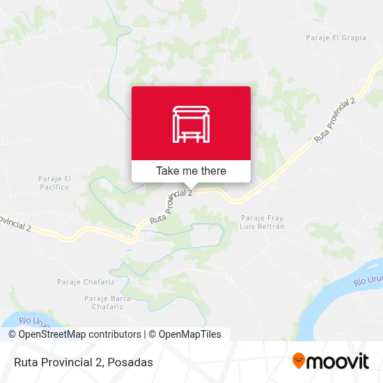 Mapa de Ruta Provincial 2