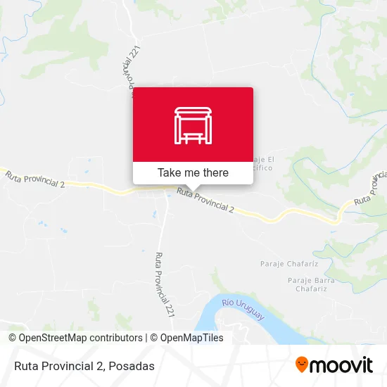 Mapa de Ruta Provincial 2