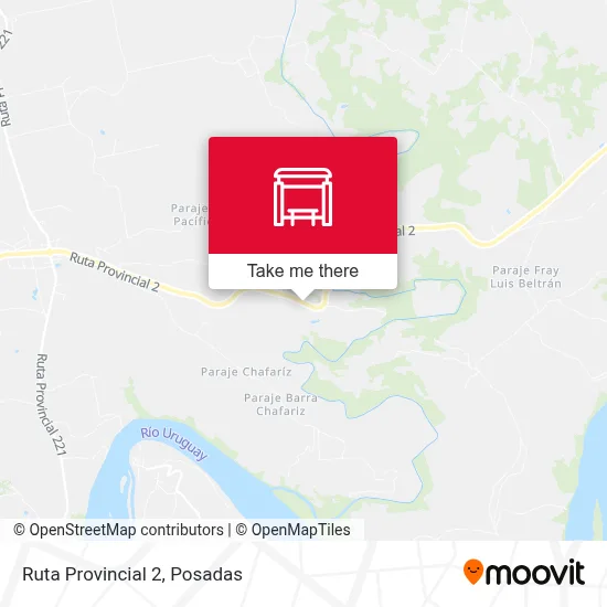 Mapa de Ruta Provincial 2
