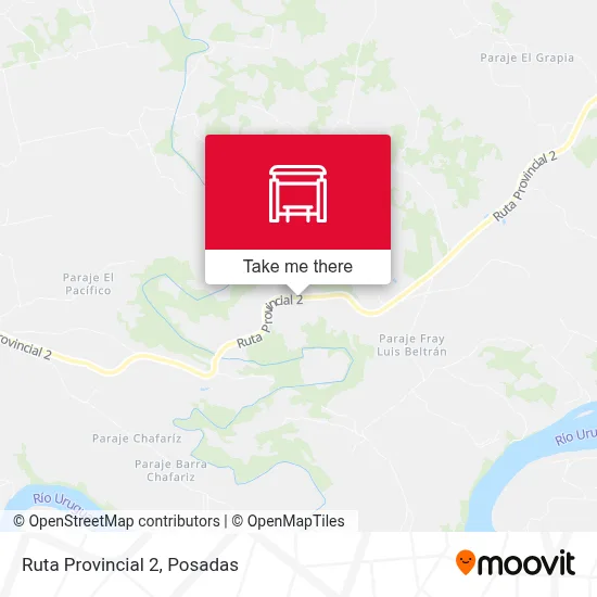 Mapa de Ruta Provincial 2
