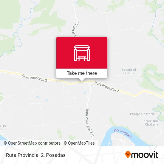 Mapa de Ruta Provincial 2