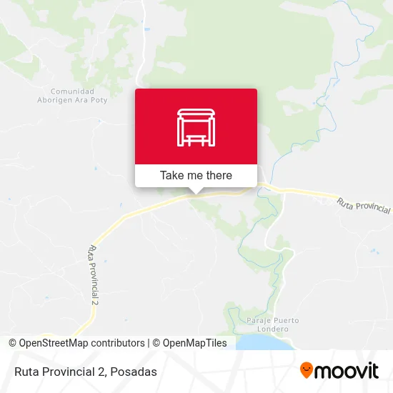 Mapa de Ruta Provincial 2