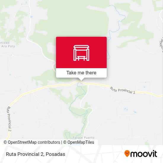 Mapa de Ruta Provincial 2