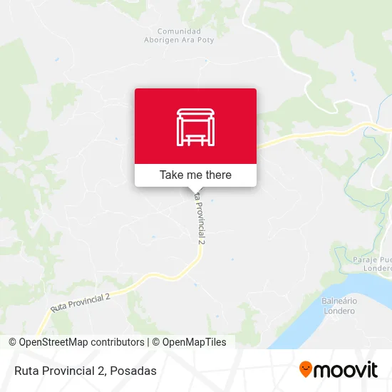 Mapa de Ruta Provincial 2