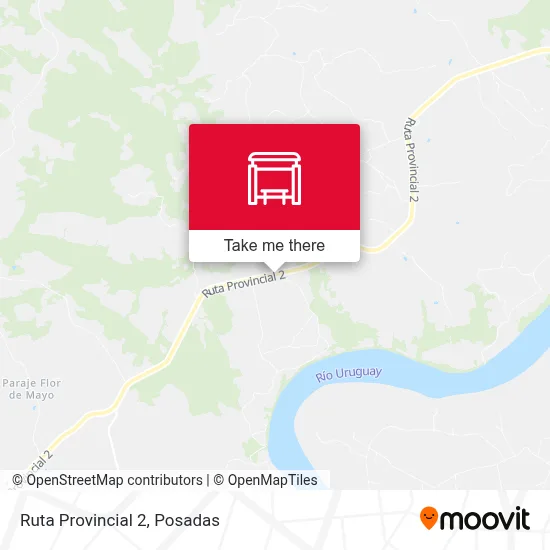 Mapa de Ruta Provincial 2