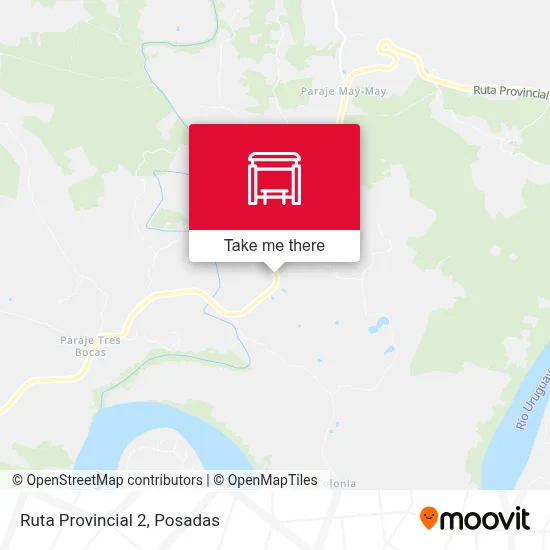 Mapa de Ruta Provincial 2