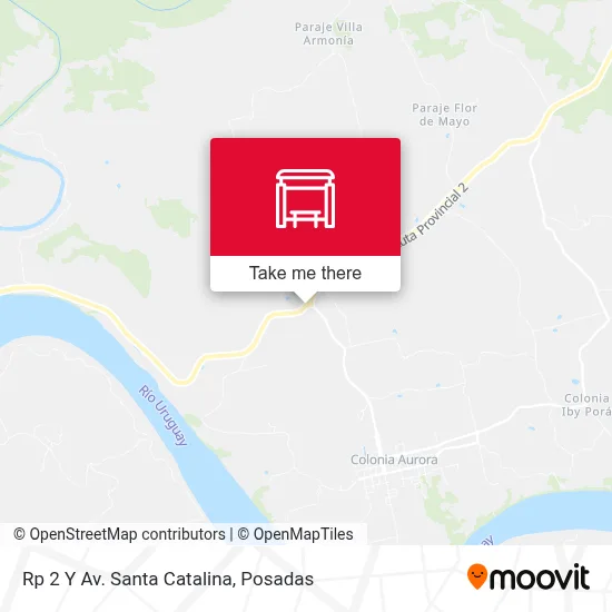Mapa de Rp 2 Y Av. Santa Catalina