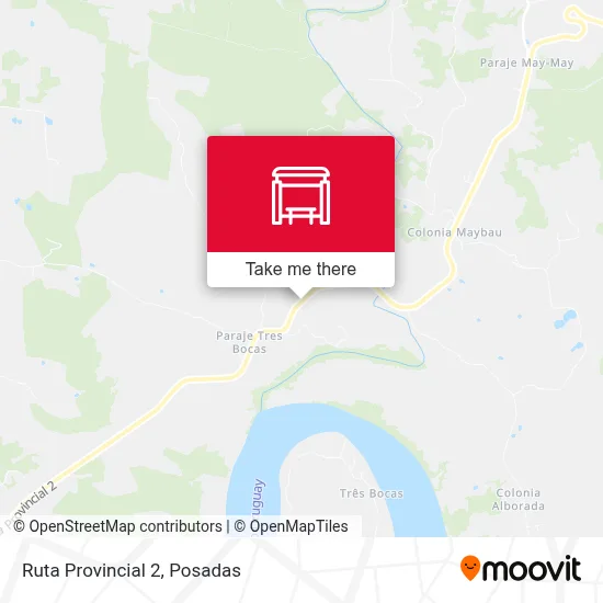 Mapa de Ruta Provincial 2