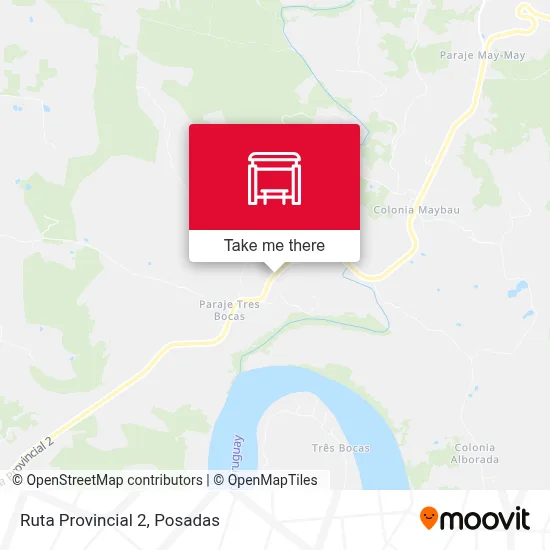 Mapa de Ruta Provincial 2