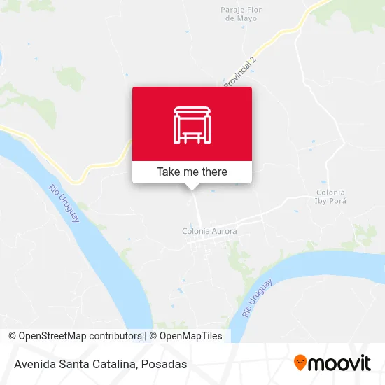 Avenida Santa Catalina map