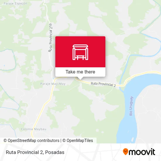 Mapa de Ruta Provincial 2