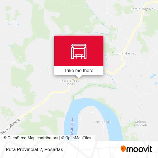 Mapa de Ruta Provincial 2