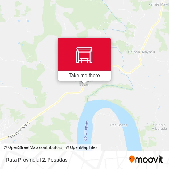 Mapa de Ruta Provincial 2