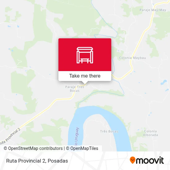 Mapa de Ruta Provincial 2