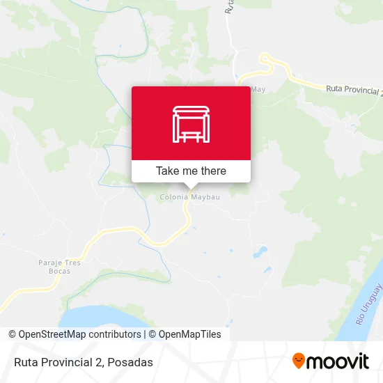 Mapa de Ruta Provincial 2