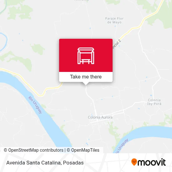 Avenida Santa Catalina map