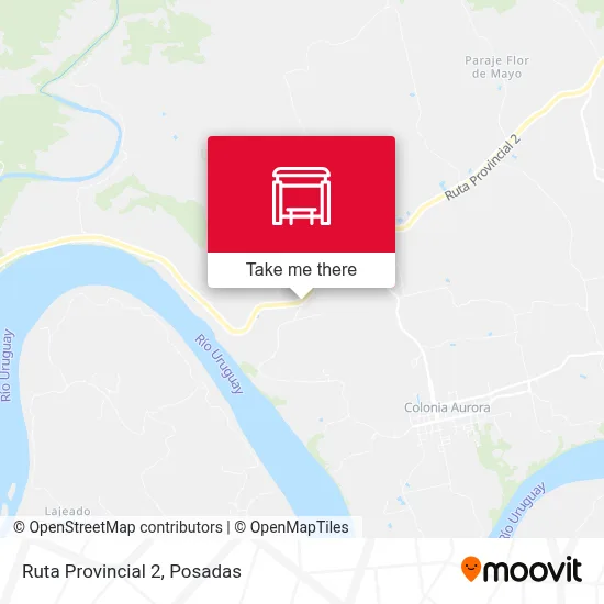 Mapa de Ruta Provincial 2