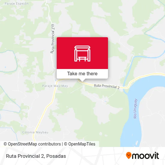 Mapa de Ruta Provincial 2