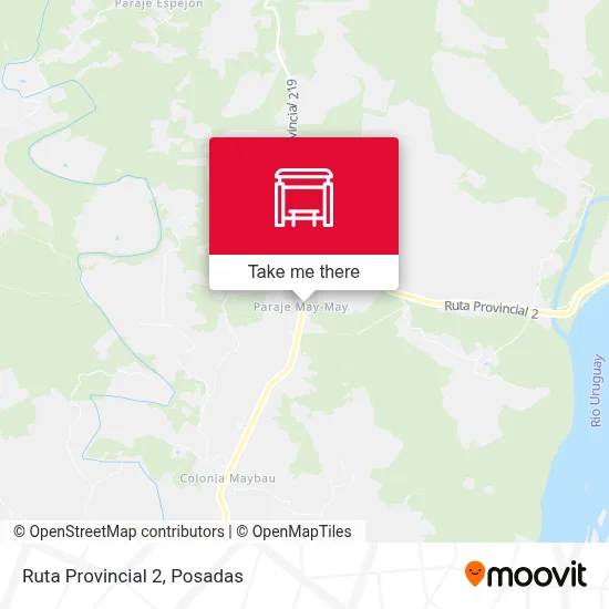 Mapa de Ruta Provincial 2
