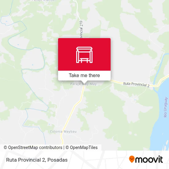 Mapa de Ruta Provincial 2
