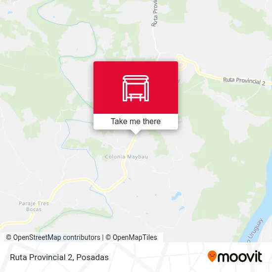 Mapa de Ruta Provincial 2