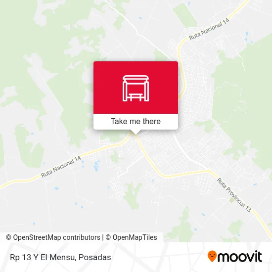 Mapa de Rp 13 Y El Mensu