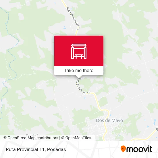 Mapa de Ruta Provincial 11