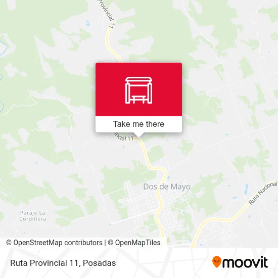 Mapa de Ruta Provincial 11