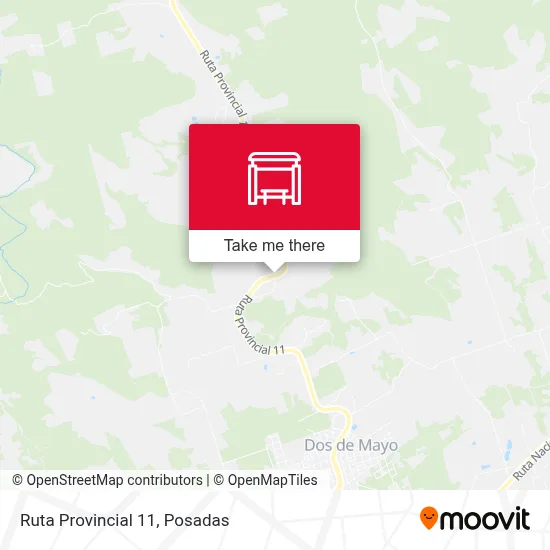 Mapa de Ruta Provincial 11