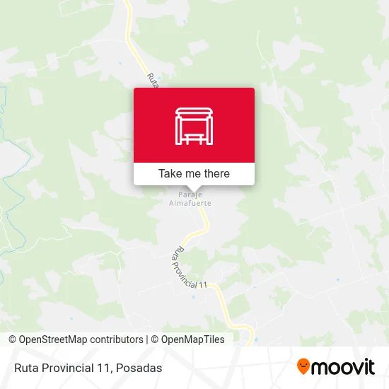 Mapa de Ruta Provincial 11