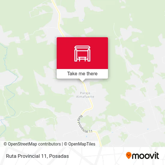 Mapa de Ruta Provincial 11