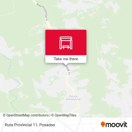 Mapa de Ruta Provincial 11
