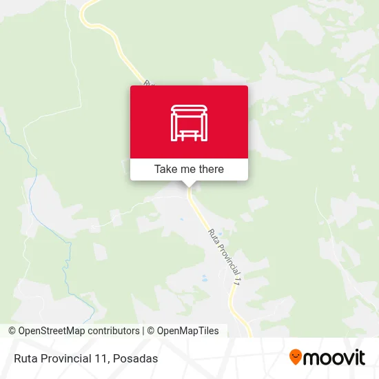 Mapa de Ruta Provincial 11