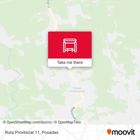 Mapa de Ruta Provincial 11