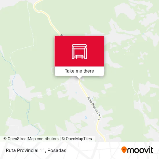 Mapa de Ruta Provincial 11