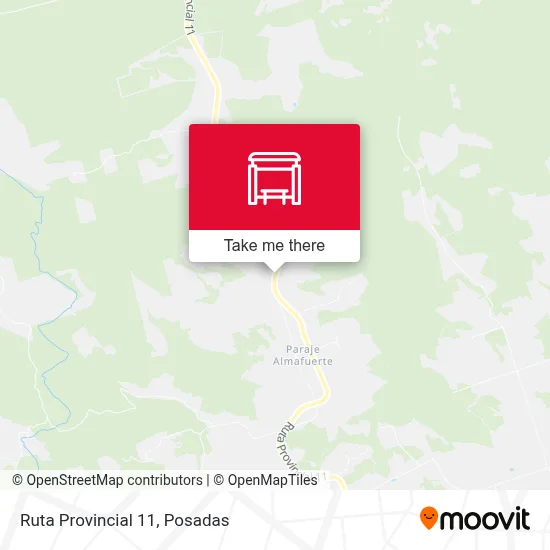 Mapa de Ruta Provincial 11