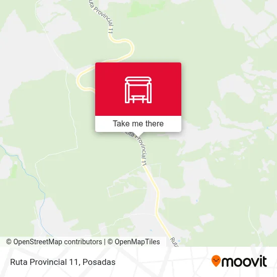 Mapa de Ruta Provincial 11