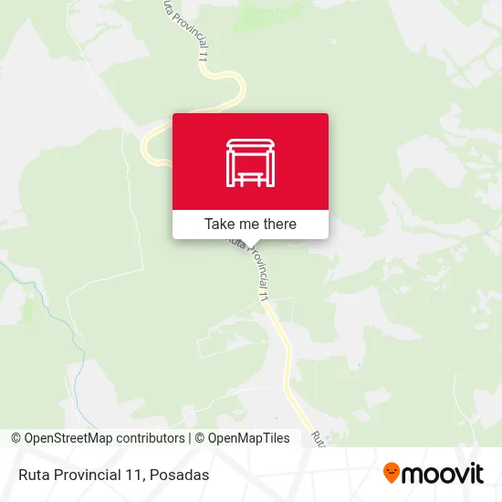 Mapa de Ruta Provincial 11