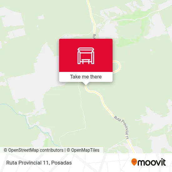 Mapa de Ruta Provincial 11