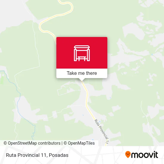 Mapa de Ruta Provincial 11