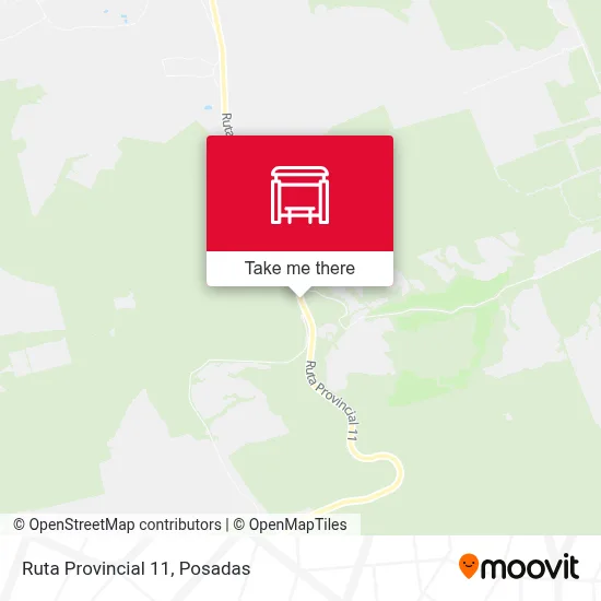 Mapa de Ruta Provincial 11