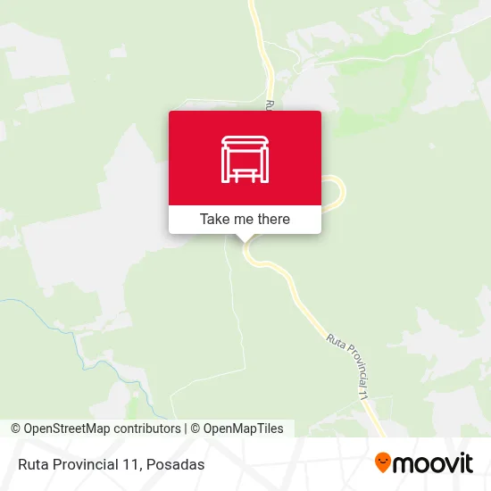 Mapa de Ruta Provincial 11