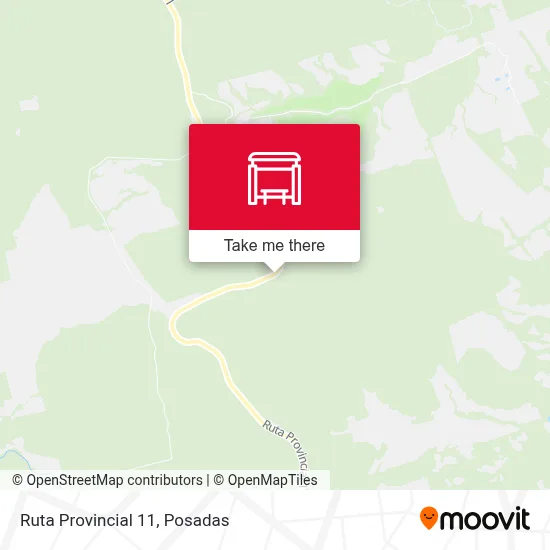 Mapa de Ruta Provincial 11