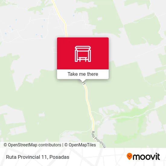 Mapa de Ruta Provincial 11