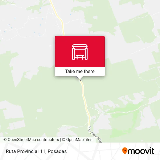 Mapa de Ruta Provincial 11