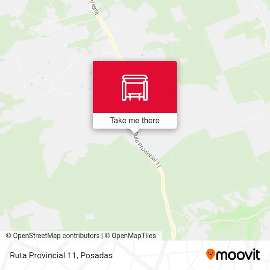 Mapa de Ruta Provincial 11