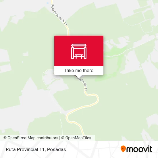 Mapa de Ruta Provincial 11