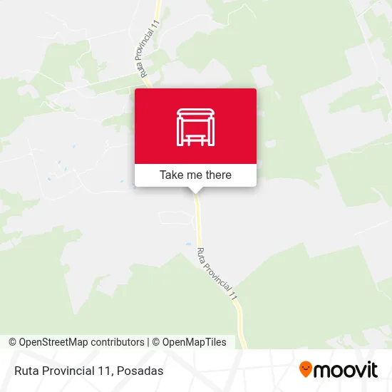 Mapa de Ruta Provincial 11