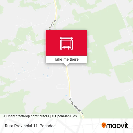 Mapa de Ruta Provincial 11
