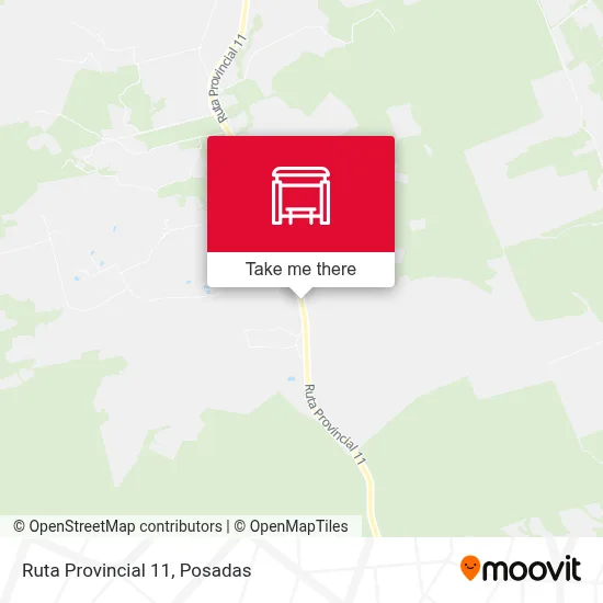 Mapa de Ruta Provincial 11